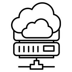 Cloud Server Icon