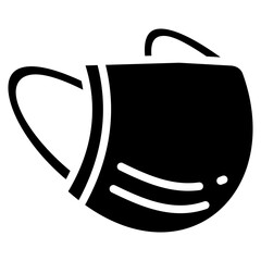 Face Mask  Icon Element For Design
