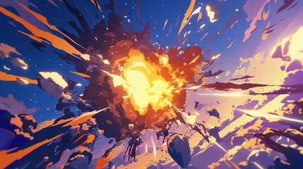 bomb explosion effect
