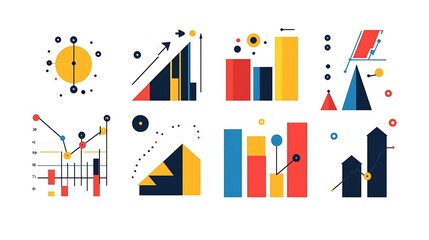 Obraz premium Data visualization trends business insights graphic design abstract view