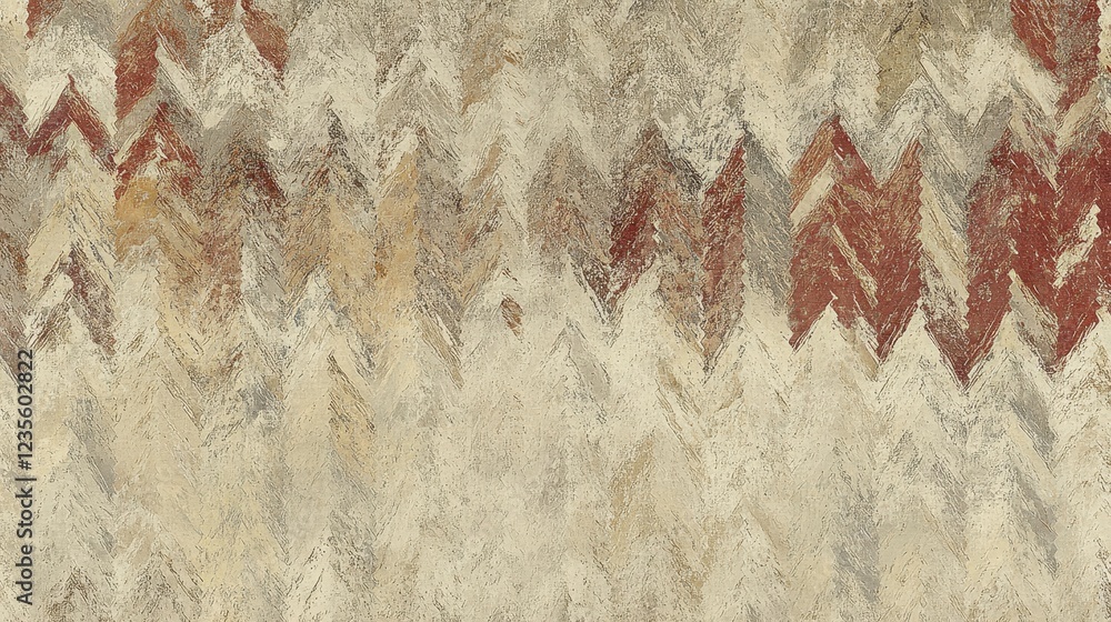 Poster abstract textured background with beige, brown, and gray tones. the pattern features a repeating geo