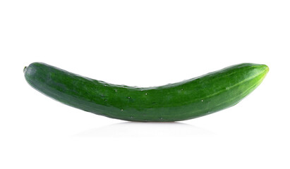 Japanese cucumber isolated on white background
