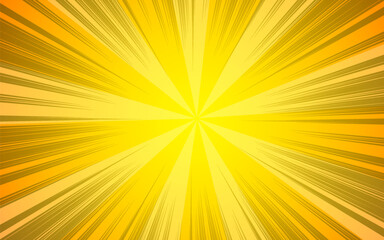 Obraz premium Comic background. Pop art texture. Anime design with explosion effect. Background with halftone gradient. Vector illustration