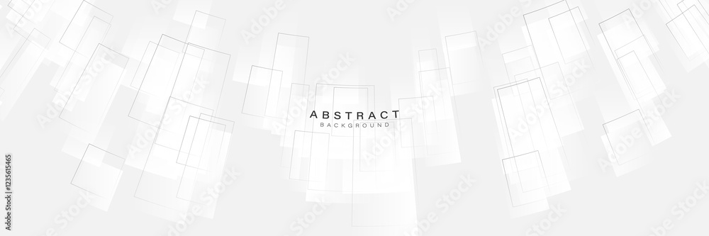 Poster Minimalist Abstract Background with Geometric Overlapping Rectangles