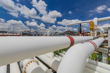 Refinery plant equipment for pump pipe line oil