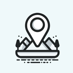 location point vector illustration