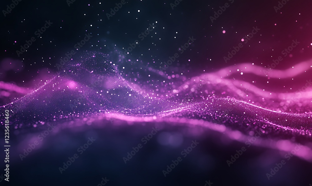 Aufkleber A surreal image representing big data analytics, ideal for illustrating technology and data concepts in digital media.
