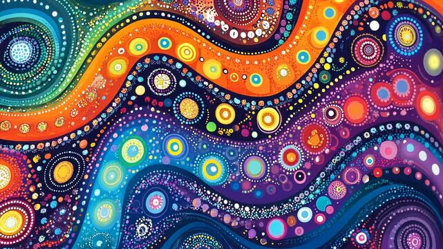 Abstract colorful seamless pattern with paisley and floral design