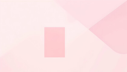 Minimalist geometric composition, soft pink tones, paper texture, abstract shapes, clean lines, pastel color palette, subtle gradients, light and shadow play, architectural elements, negative space, s