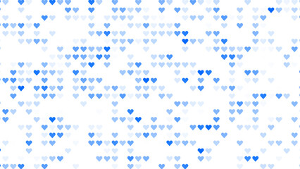 ポップで可愛いハートのドット柄
