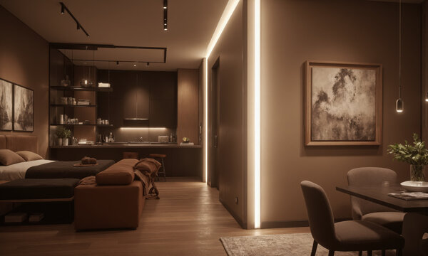 Mocha Musse AI-powered ambient lighting system that adapts to the mood of the room and adjusts based on the user's