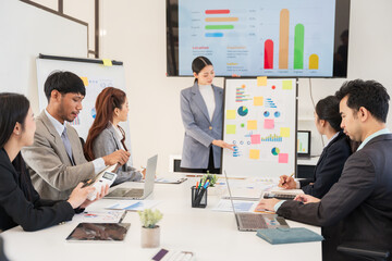 business people working together in a meeting