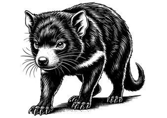 Obraz premium Tasmanian Devil Vector File