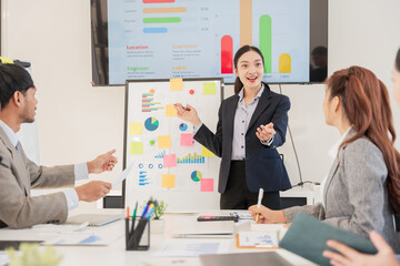 business people working together in office