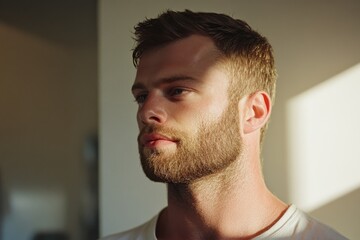 Obraz premium instant film developing in the soft natural light.