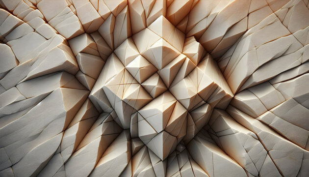 Background texture A smooth rocky surface with geometric fractures forming triangular and diamond shapes The rock is li1