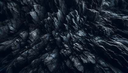 Background texture A rugged rocky surface featuring deep, jagged cracks and sharp edges, with shades of dark gray and b1