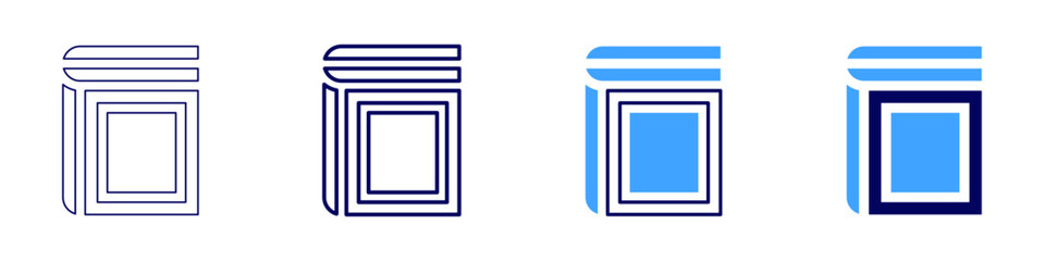 Education issues icon in 4 different styles. Thin Line, Line, Bold, and Bold Line. Duotone style. Editable stroke