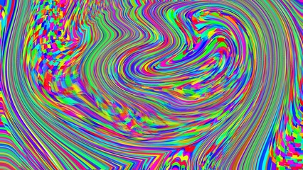 Colorful swirling abstract background with optical illusion.A vibrant abstract background with swirling colors, creating an optical illusion effect. Ideal for creative design and digital artwork.