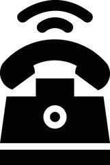 Rounded Filled Phone Iocn