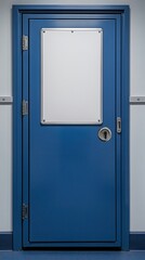 Top View of Magnetic Dry-Erase Board Designed for School Lockers in a Modern Educational Setting. Generative AI