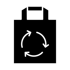 Reusable bag icon