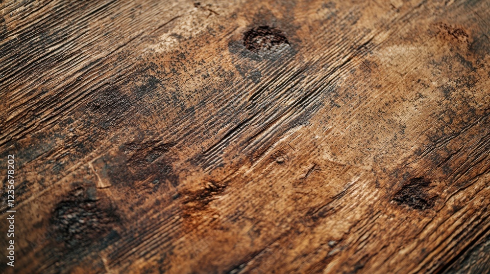 Aufkleber textured wooden surface with natural patterns and rustic features