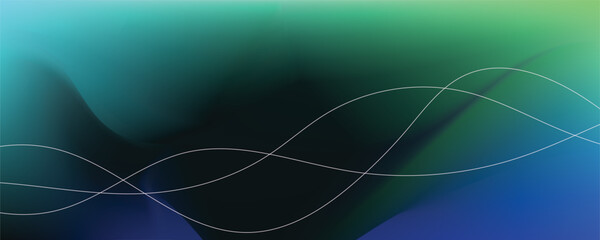  Abstract technology big data digital background  blue wave light screen gradient texture 