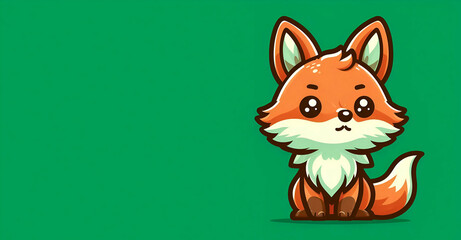 Obraz premium Premium Vector | Cute Fox Sitting on Chair Cartoon Vector Icon Illustration Animal, generative ai
