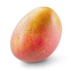 Obraz premium Ripe mango, isolated, white background, healthy fruit, food photography