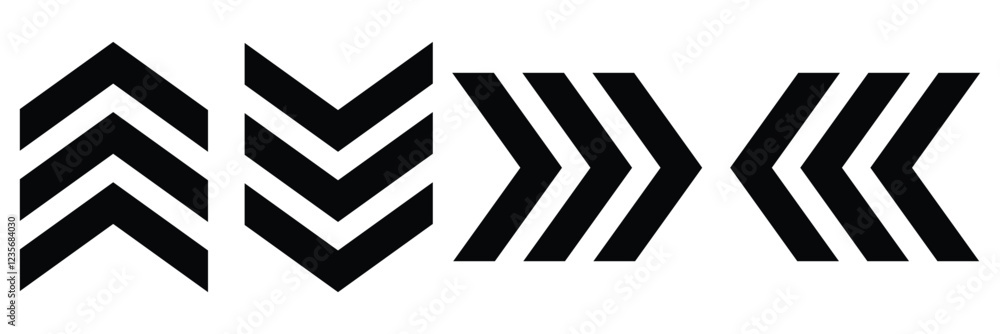 Poster swipe screen icon. arrow swipe, social media scroll, scroll arrow, slide. arrow direction up, down r