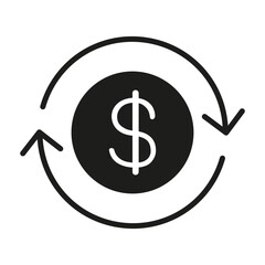 Currency exchange icon