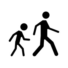 Human evolution icon