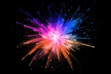 Fototapeta premium Captivating burst of radiant light on pristine background, perfect for dynamic visuals and creative projects