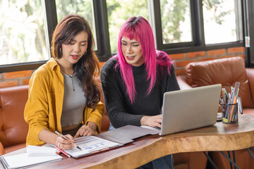 LGBTQ+ transgender man Beautiful Authentic Specialist with Pink Hair and Non-binary trans working...