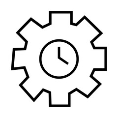 illustration of a time setting