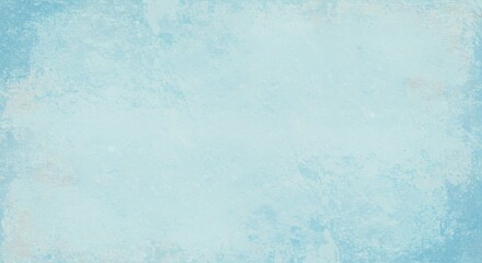 Obraz premium Grunge texture in shades of light blue and turquoise, providing a worn, aged, and vintage background for designs