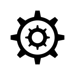 Setting icon in glyph style