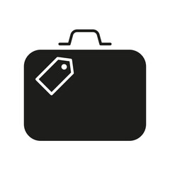 Baggage icon in glyph style