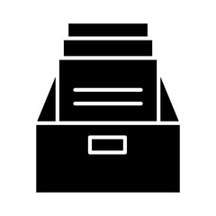 Document icon in glyph style