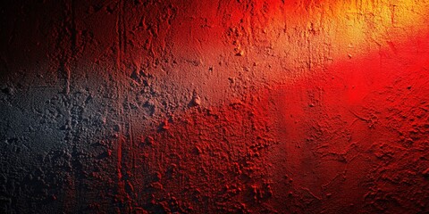 Obraz premium Abstract red and black wall, a bold shape.