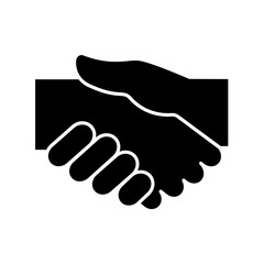 Agreement icon in glyph style