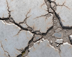 Tessellating industrial concrete-marble hybrid with steel-reinforced fractures and calcite veins, creating a bold, modern texture.