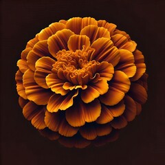 Terracotta Touch A touch of terracotta orange bleeds into the ye