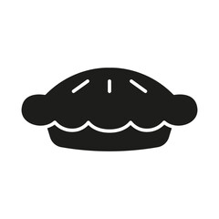 Pie icon in glyph style