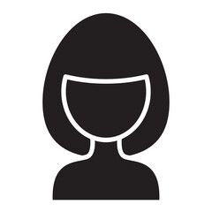 Bob icon in glyph style