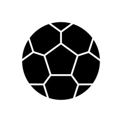 Fototapeta premium Football icon in glyph style