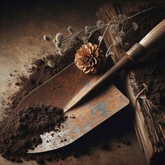 Rusty Tool  earth tones I