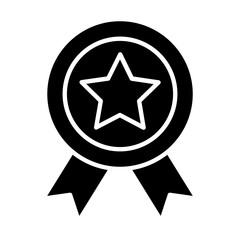 Prize icon in glyph style