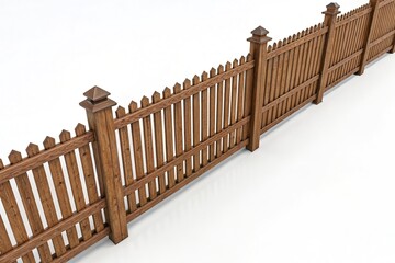 Naklejka premium Drone footage of a brown wooden fence, perfect for editing.